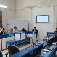 جلسه‌ هماهنگی شمسا و معاون اجتماعی دانشگاه زاهدان